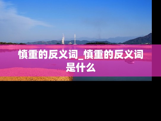 慎重的反义词_慎重的反义词是什么