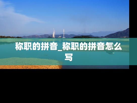 称职的拼音_称职的拼音怎么写